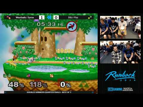 Runback 2018 Doubles Winners Quarters - Westballz/Syrox (Red) vs DSJ/Fizz (Green)