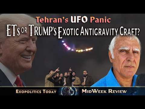 UFOs appear over Tehran and Bad People blocking White House disclosure