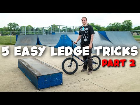 5 Easy BMX Tricks (Ledge) Part 2