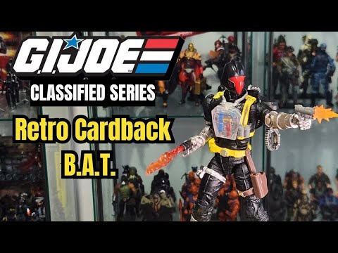 GI JOE CLASSIFIED RETRO CARDBACK B.A.T. REVIEW