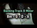 Pop Rock BACKING TRACK B Minor | Bm G D A | 100 BPM | Guitar Backing Track
