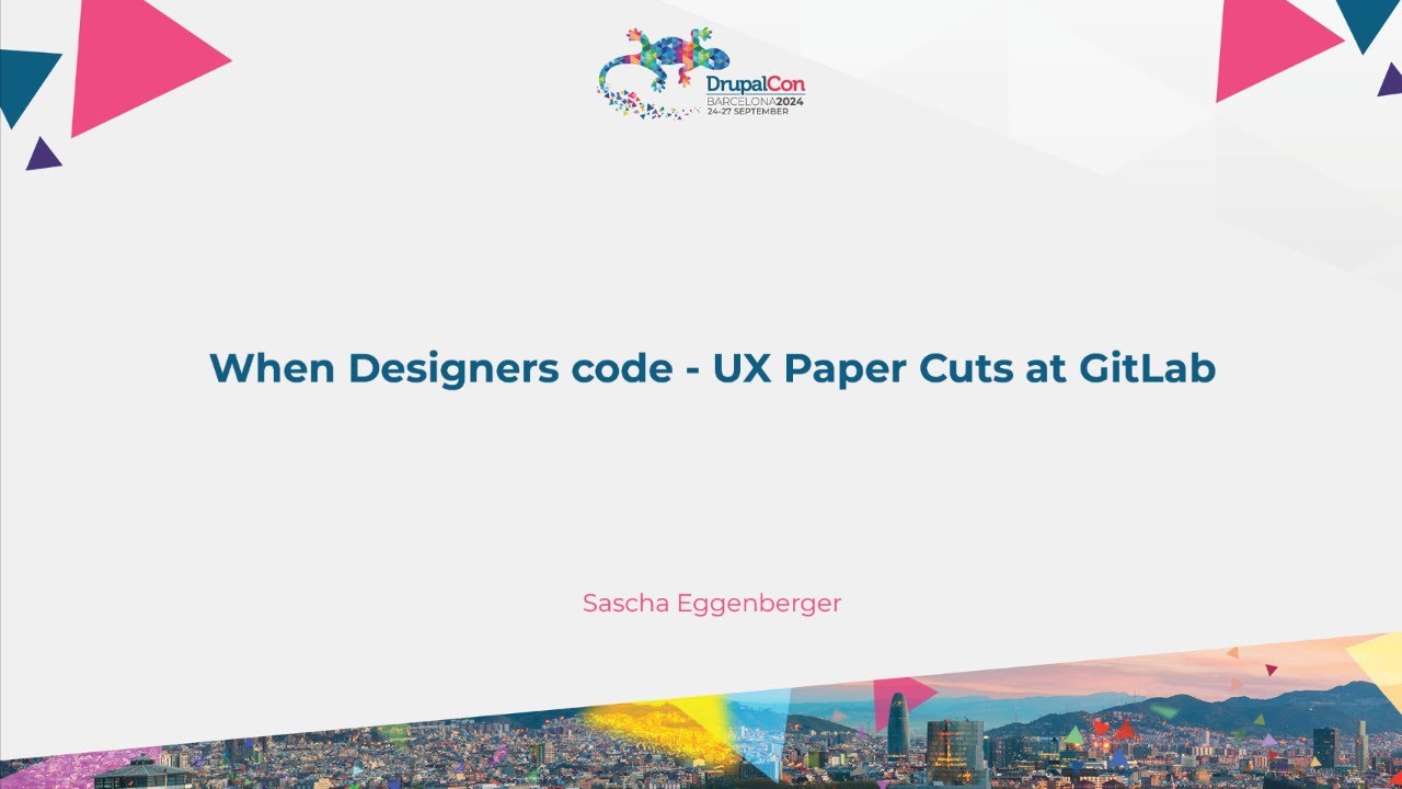 When Designers code - UX Paper Cuts at GitLab