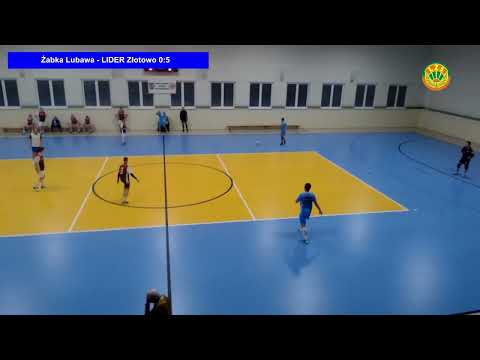 Żabka Lubawa - LIDER Złotowo 2:8 (1:6) (Byszwałd, 16.01.2022 r.)