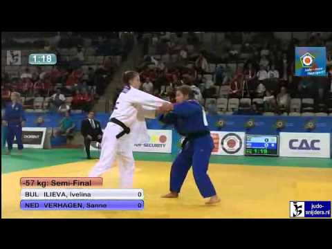 Ivelina Ilieva (BUL) - Sanne Verhagen (NED) [-57kg] semi-final