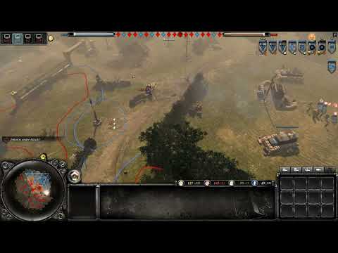 Coh 2 Wikinger Mod PvP # 114 - 1v1 - SS Panzer vs US Armor (Perfect_Tactical_Pilot0044)