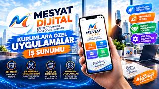 MESYAT DİJİTAL İLE HER KURUMA BİR MOBIL UYGULAMA İŞ MODELİ NEDİR - KURUCUSUNDAN 