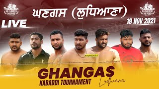 Ghangas (Ludhiana) Kabaddi Tournament 19 Nov 2021