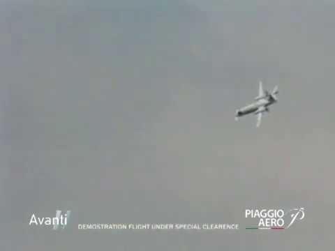 Piaggio Aerospace - P180 Avanti II Acrobatic Display - YouTube