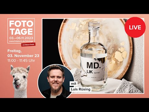 Einführung in die Produktfotografie - Luis Rüsing (FUJIFILM GFX) #fototage