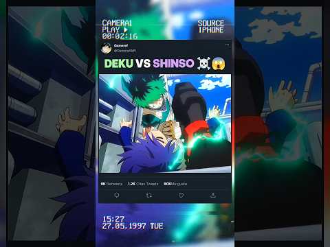 DEKU vs SHINSO "Round 2" ☠️😱 | #myheroacademia #edit #amv #mha #anime