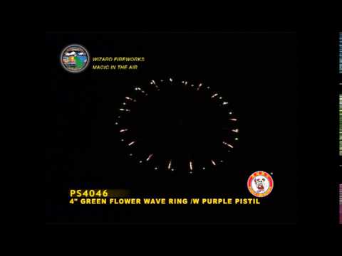 SB100RI06 - 4 INCH SHELL - WIZARD FIREWORKS - PS4046