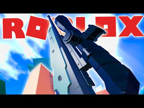 crafting the GREATEST SNIPER EVER on Roblox (weird gun game FPS)