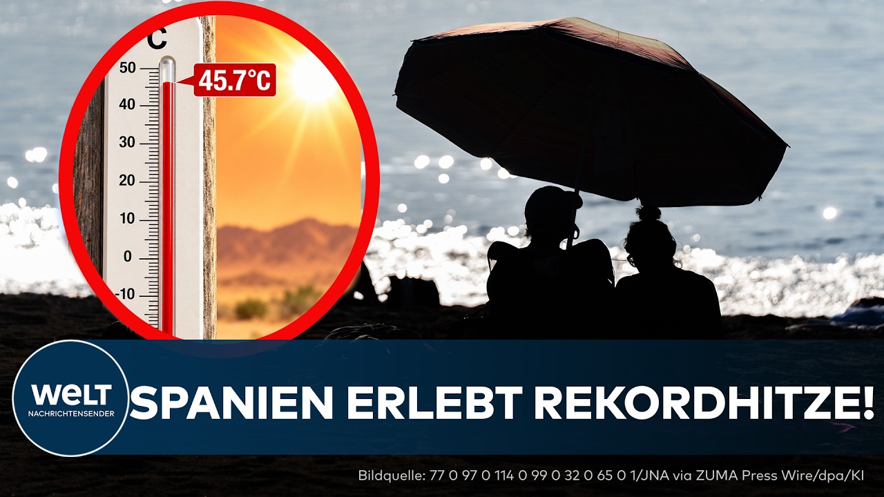 HITZE-SCHOCK IN SPANIEN: Alarmstufe Rot! Neuer Hitzerekord im September mit 45,7 Grad gemessen!