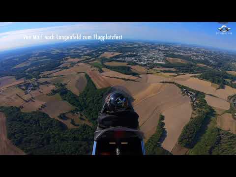 in 5 Minuten von Marl nach Langenfeld zum Flugplatzfest