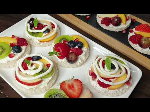Mini Fruit Pizza | Quick Snack in 5 Minutes