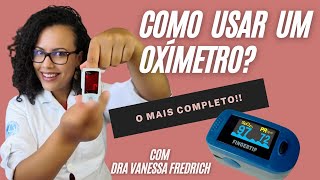 COMO USAR UM OXÍMETRO DE DEDO | Vídeo mais DETALHADO do youtube!