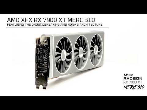 XFX 󵥿 RX 7900 XT MERC 310 BLACK D6 20GB