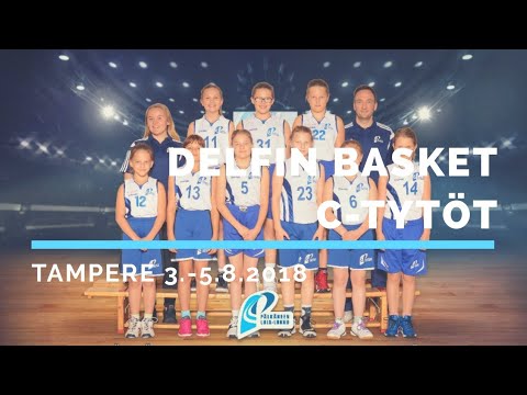 Delfin Basket 4.8.2018 Klo 18 C-tytöt PäLuLu - HNMKY/white