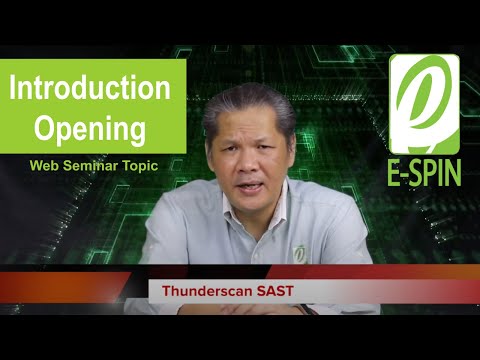 Thunderscan SAST latest change and product update opening message