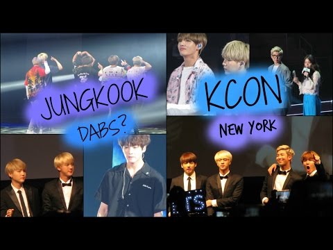 160625 BTS (방탄소년단) – BTS Cut @ KCON NY 2016 *JUNGKOOK DABBING*