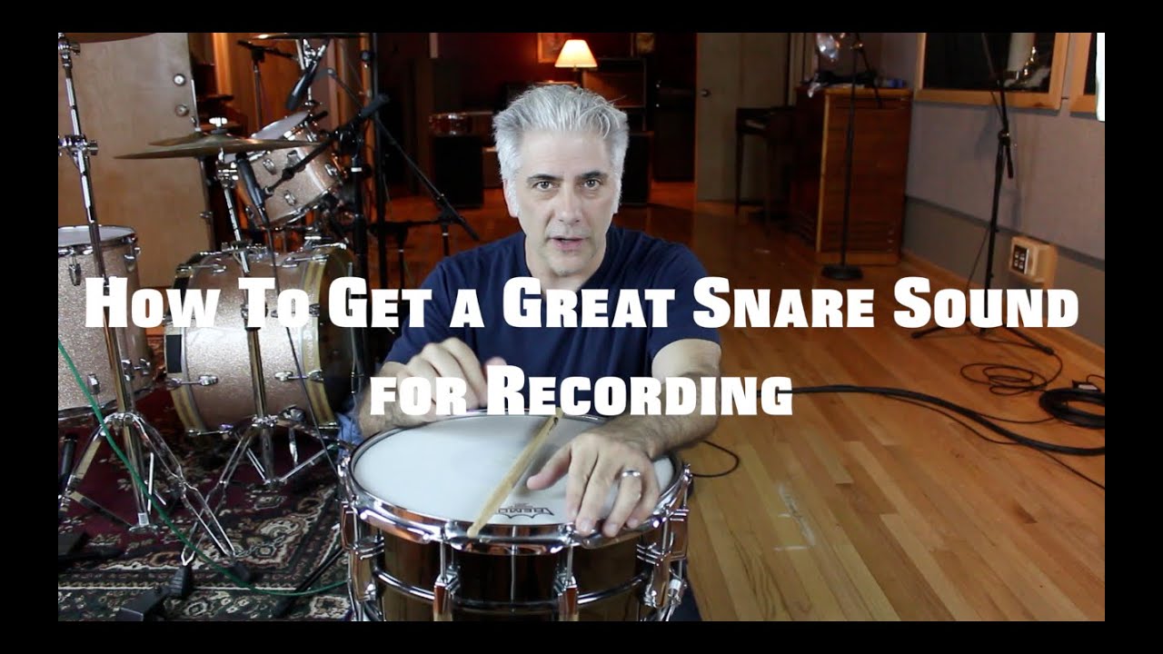 Music Production - How To Get A Great Snare Sound on Your Recordings
