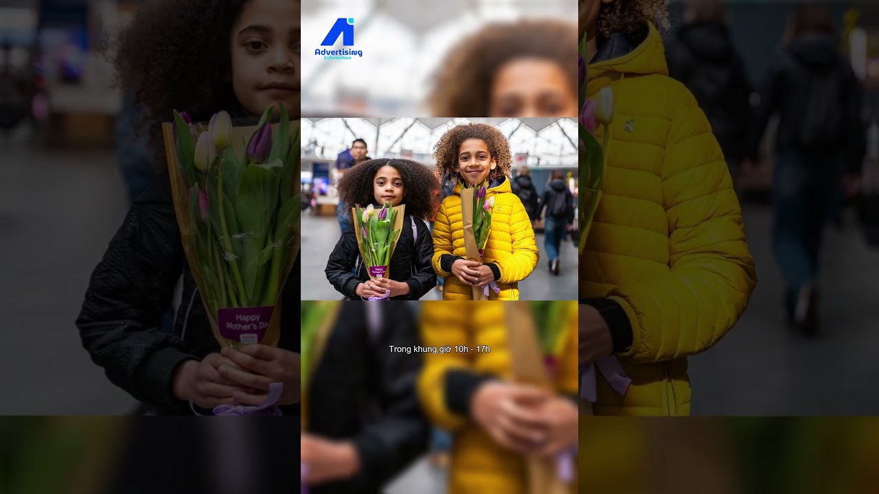 5.000 hoa tulip xuất hiện trên đường phố nhân ngày của mẹ