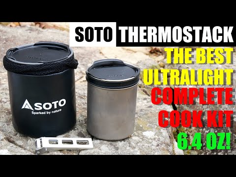 The BEST Complete ULTRALIGHT Cook Kit Straight Out of the Box! - Soto Thermostack