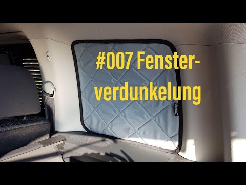#007 Fensterverdunkelung für VW Caddy Minicamper**