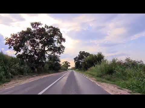 Driving in Dobrogea Tulcea Romania