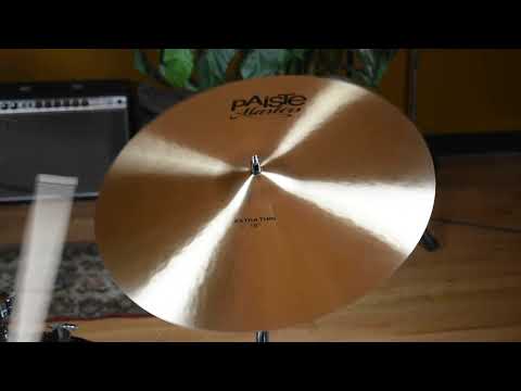 18" Paiste Masters Extra Thin Crash Cymbal 1160g *Video* image 6