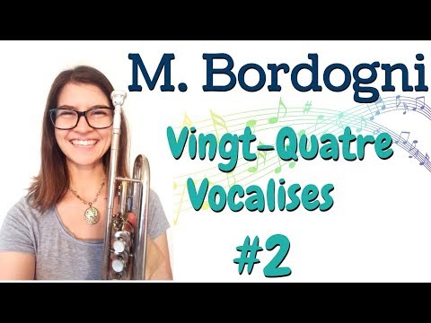 Bordogni Vingt-Quatre Vocalises #2 - Trumpet in B-flat - Stephanie Douglass