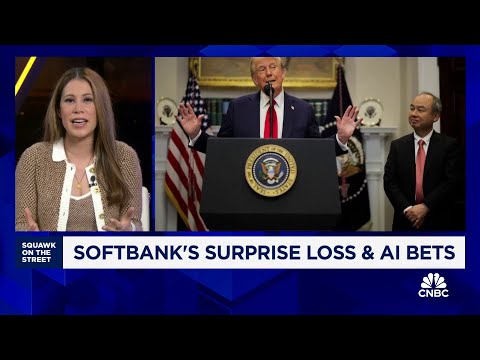 SoftBank reports surprise loss, bets bit on Stargate