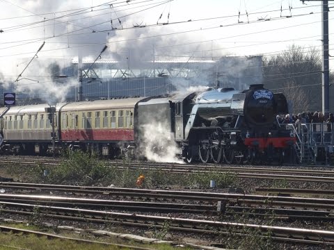 60103 Flying Scotsman's Inaugural run from London to York 25/02/2016