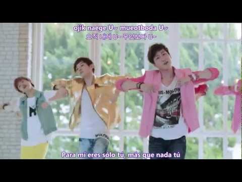 E7 (이세븐) - U sub español + hangul + romanización MV HD