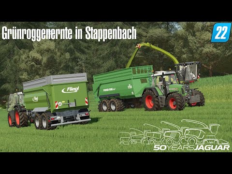 [LS22] Grünroggenernte in Stappenbach || 50 Jahre Claas Jaguar | Fendt | Fliegl [60FPS] [FullHD]