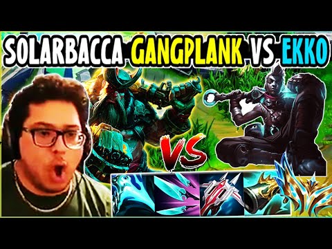 SOLARBACCA Gangplank Vs Ekko Mid - NA Challenger - Patch 14.3