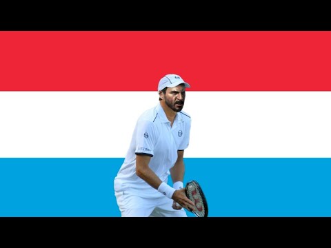 Frank become a tennis player at Luxembourg