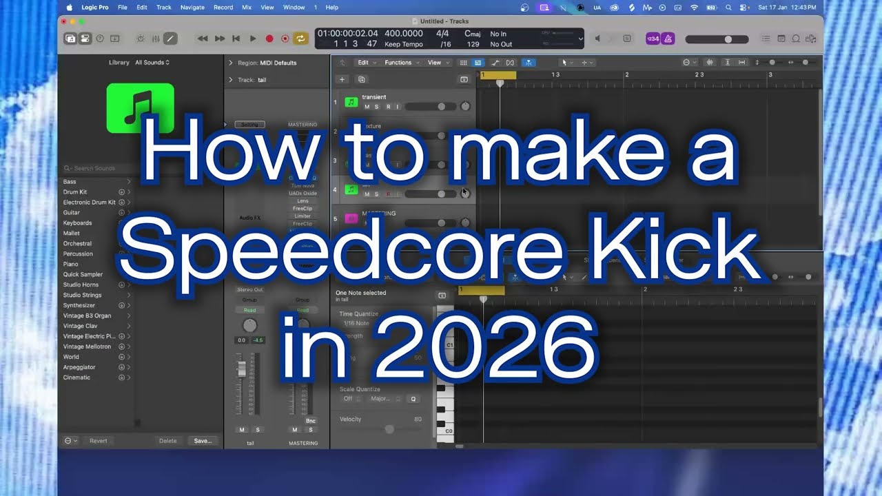 How to make SPEEDCORE KICKS in 2026