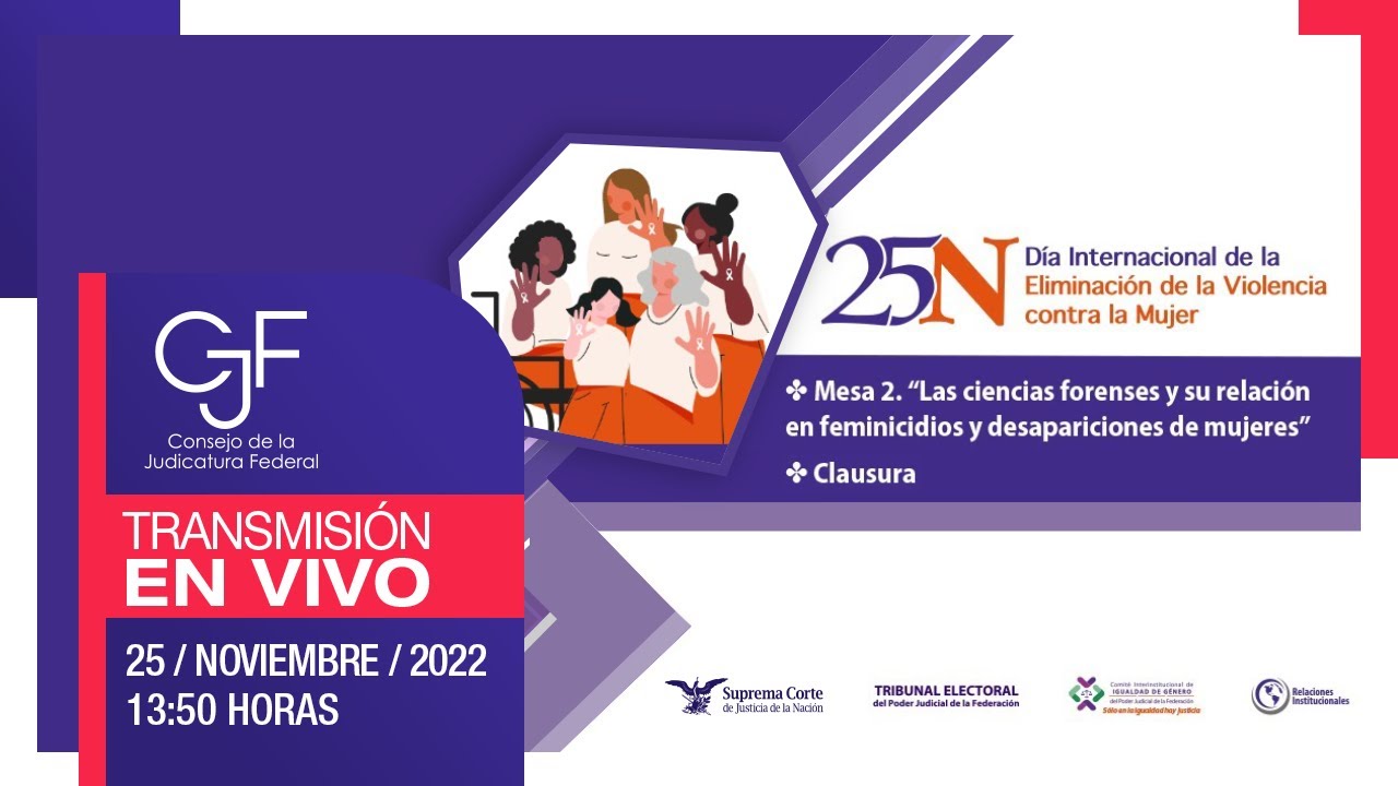 🟠 Mesa 2 y Clausura | 25N Día Internacional de la Eliminación de la Violencia contra la Mujer