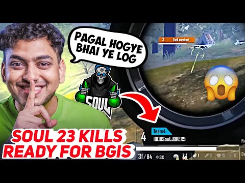 SouL 23 Finishes Chicken😱 SouL vs GODL in Last Zone😳