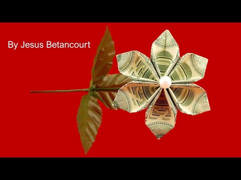 3 Dollar Origami Flower