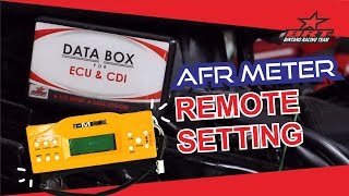 AFR METER - DATA BOX - REMOTE SETTING