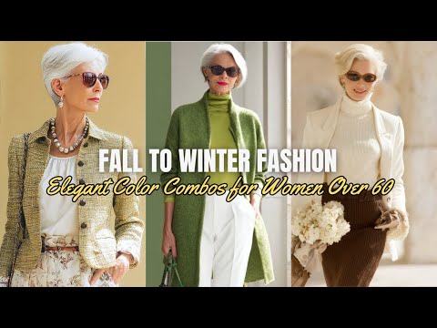 Eleganti combinazioni di colori per le donne over 60 🍁 Tendenze moda autunno-inverno 2025