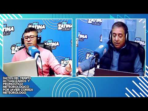 ESTADO DEL TIEMPO Y PRONÓSTICO METEOROLÓGICO CON JAVIER CORREA, METEORÓLOGO #ARRIBALATINEROS