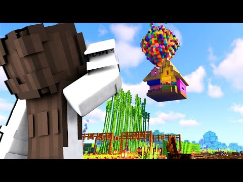 HO COSTRUITO LA CASA VOLANTE DI UP NEL MIO MONDO - MINECRAFT ITA