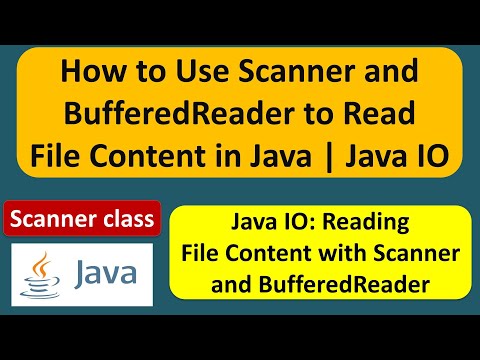 How To Use Scanner And Bufferedreader To Read File Content In Java Java Io Java Tutorial