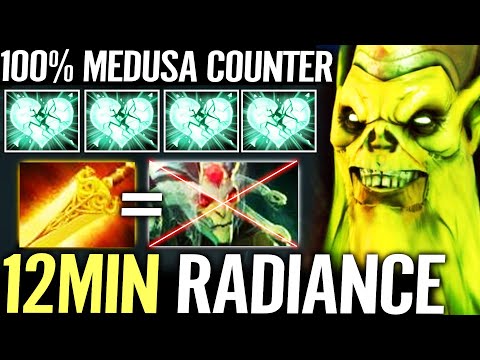🔥 WTF 12min Radiance Necrophos MID — Cancer Meta 100% Counter Medusa Dota 2 Pro