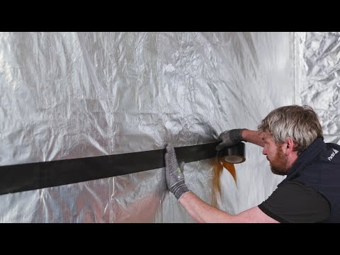  How to install a fire-resistant vapour control layer - Partel IZOPERM PLUS FR Product Installation