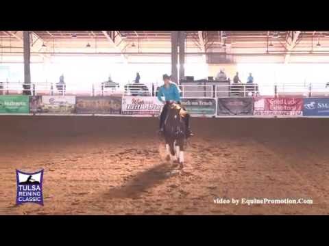 Magnamus ridden by Molly Mitchell  - 2016 Tulsa Reining Classic (Saturday Youth)