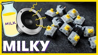 Gateron MILKY YELLOW Sound Test & Review // The best budget linear switches